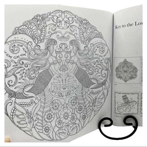 LOST OCEAN Coloring Book Johanna Basford Relaxing Relaxation - Picture 8 of 10